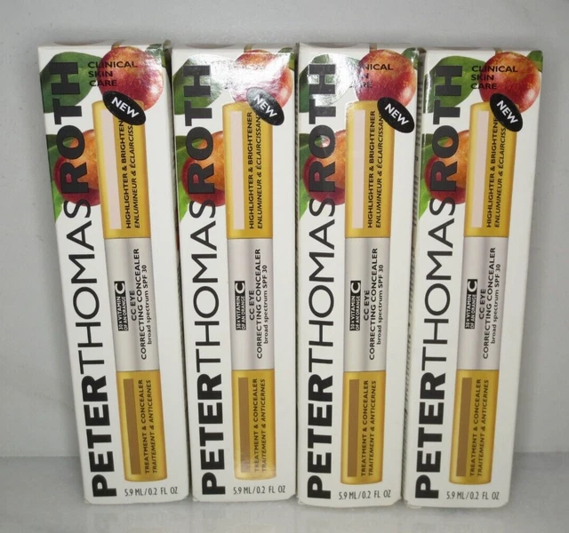 Peter Thomas Roth Cc Eye Correcting Concealer Spf30 Medium To Tan 0.2 Oz 4Pcs