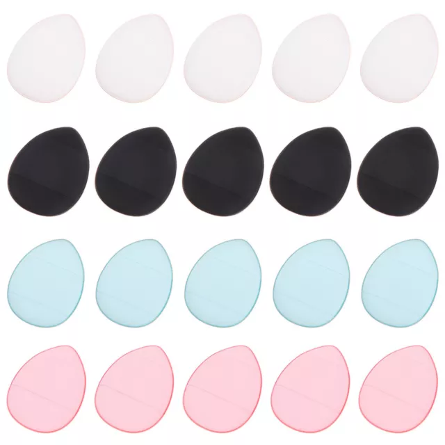 20 Pcs Finger Puff Hydrophilic Non-latex Mini Makeup Sponge Soft Puffs