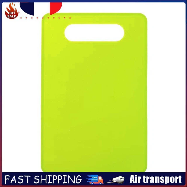 5pcs Plastic Non Slip Anti Bacterium Cutting Board Chopping Block Green