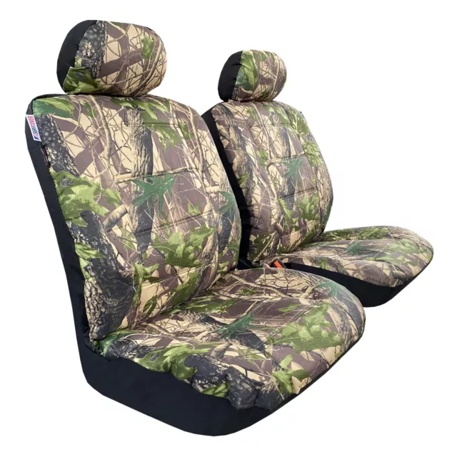 Green Camouflage Seat Covers For Toyota Landcruiser 70 76 79 Series Double Cab