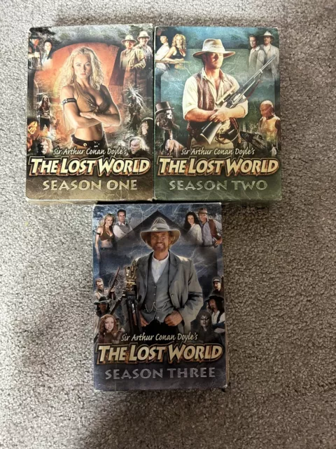 THE LOST WORLD Complete Series 1-3 Sir Arthur Conan Doyle. REGION 1. FREE P/P