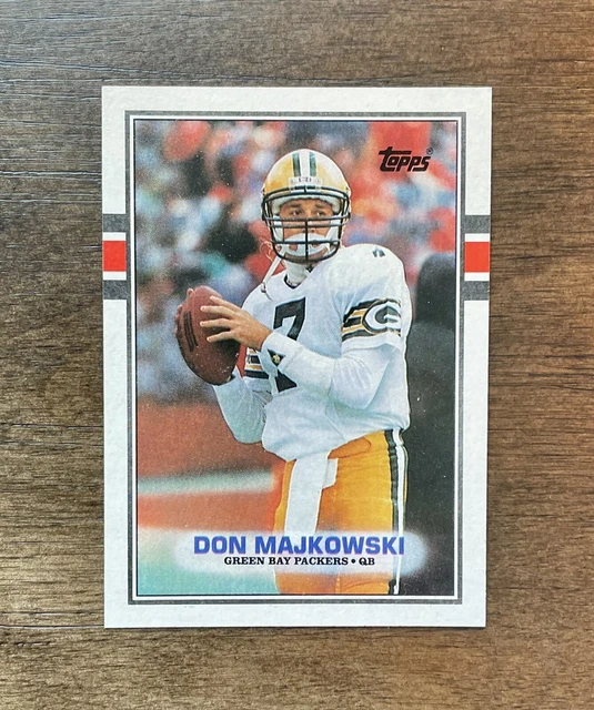 1989 Topps DON MAJKOWSKI #373 RC Green Bay Packers “Magic Man” NM or Better!