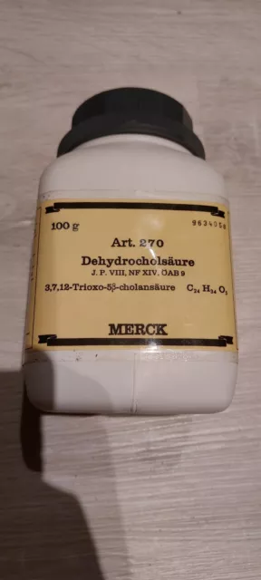 Dehydrocholsäure 100g Merck OVP Steroidchemie