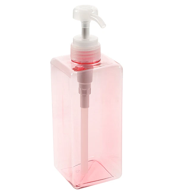 Flacon Distributeur Moussant FRCOLOR | 15,1x3,6 Cm - Rose | Pour Produits Visage Et Corps - Voyage Et Maison