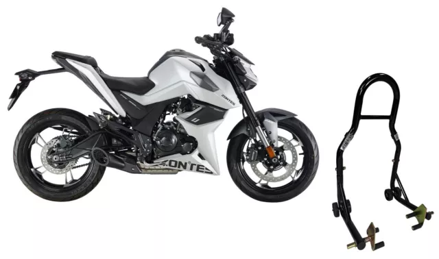 cavalletto moto alzamoto per alzare ruota gomma davanti sollevare Zontes U 125