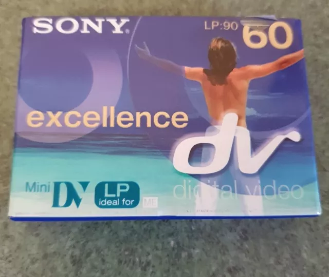 Cinta de casete de video digital Sony Mini DV 60 DVM60EX3 NUEVA Y SELLADA