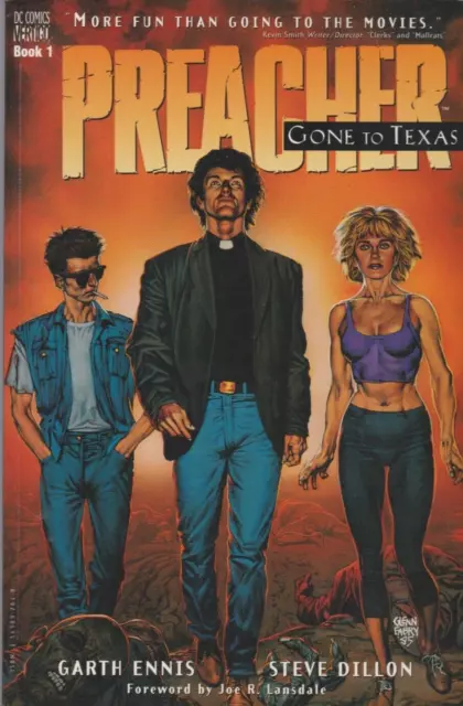 Preacher: Book 1 - Gone to Texas DC Comics Graphic Paperback Novel / Book