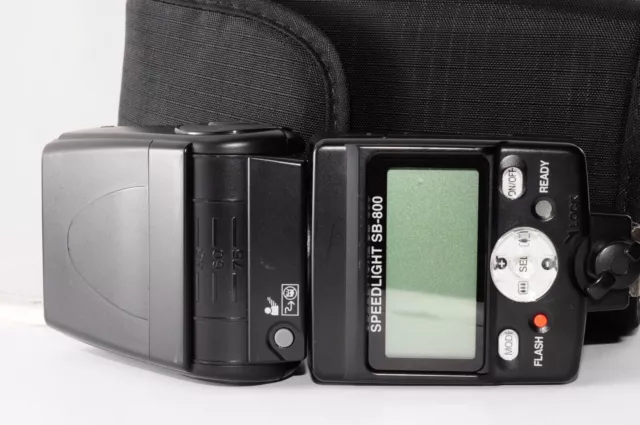Casi MINT en estuche Nikon Speedlight SB-800 Flash con montura de zapata F5...
