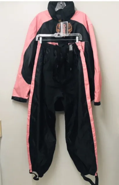Milwaukee Performance Ladies Rain Suit Water Resistant w/ Reflective Piping Sz M
