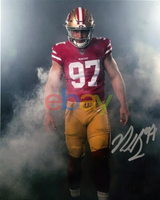 Nick Bosa Signed San Francisco 49ers 8X10 Autographed photo rp3