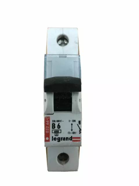 TENBY Legrand 6 AMP TYPE B 6kA MCB CIRCUIT BREAKER B6 03266 6A