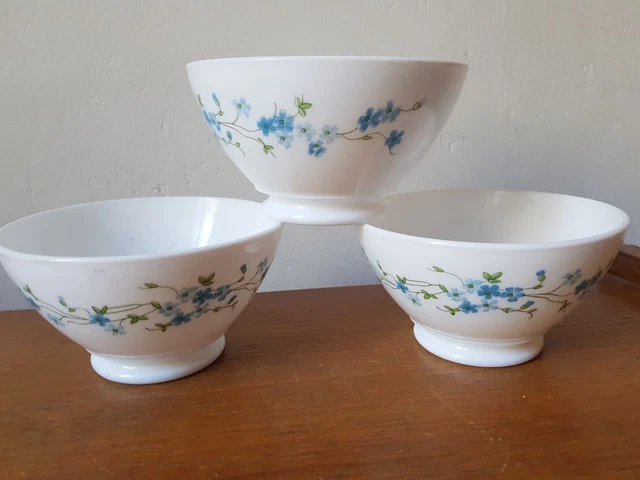 Lot de 6 tasses à café et sous tasses Arcopal France