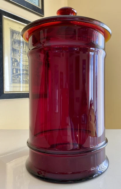 Antique Apothecary Glass Display Jar