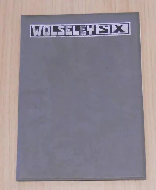 WOLSELEY SIX 1st Ed. Original Owners Car Handbook Dec 1971 #AKD 7872