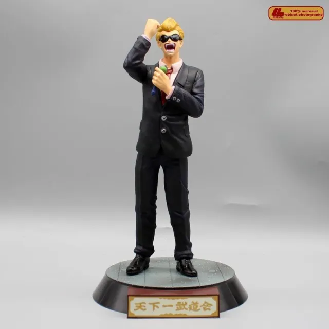 Anime Dragon Ball Z FOX Tenkaichi Budokai Black Suit Host Figure Statue Gift
