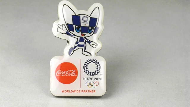 Olympique Broches Badge 2020 2021 Tokyo Japon Visa Sponsor Mascot