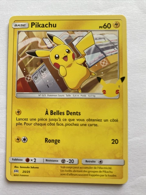 thumbnail image 2 of Pikachu - EB01: Sword & Shield - 065/202 - French Pokemon Card (Lightly Played) 2 of 6