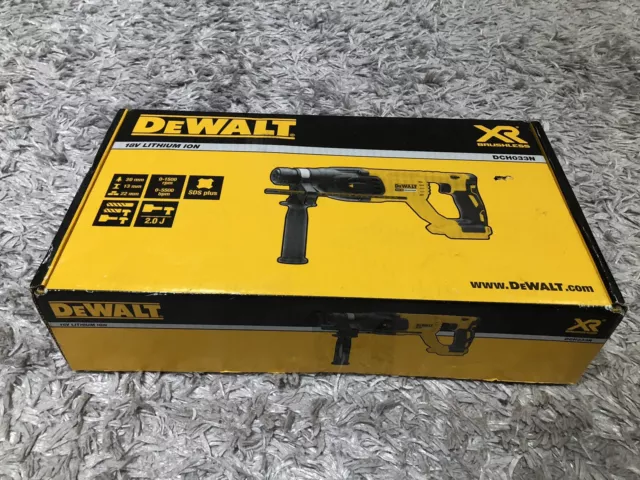 DEWALT DCH033N CORDLESS 18V Brushless SDS Plus Hammer Drill Body
