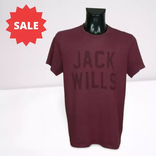 - Camiseta Jack Wills para hombre de algodón talla ML (LABEL L) gc **