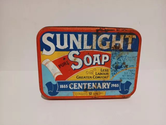 Vintage Sunlight Soap Tin