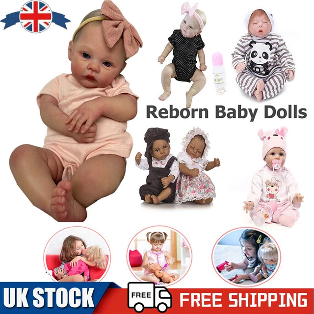 Realistic Reborn Baby Dolls Boy Full Vinyl Silicone Lifelike Newborn Babies Doll