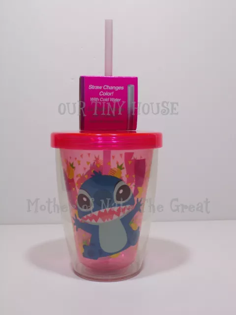 Disney Lilo & Stitch Cool Coconut Color-Changing Plastic Tumbler