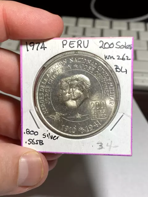 1974 Peru 200 Soles