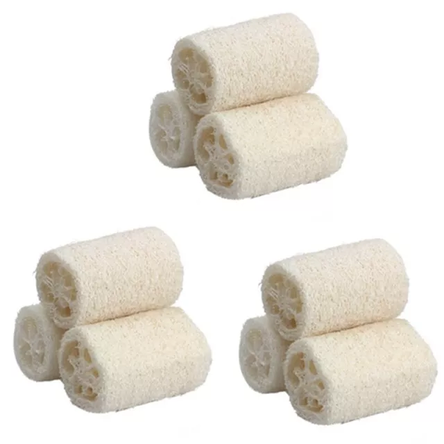 9Pzs Depurador Esponja de Ducha de Cuerpo de Bano Estropajo Natural (Grande5197