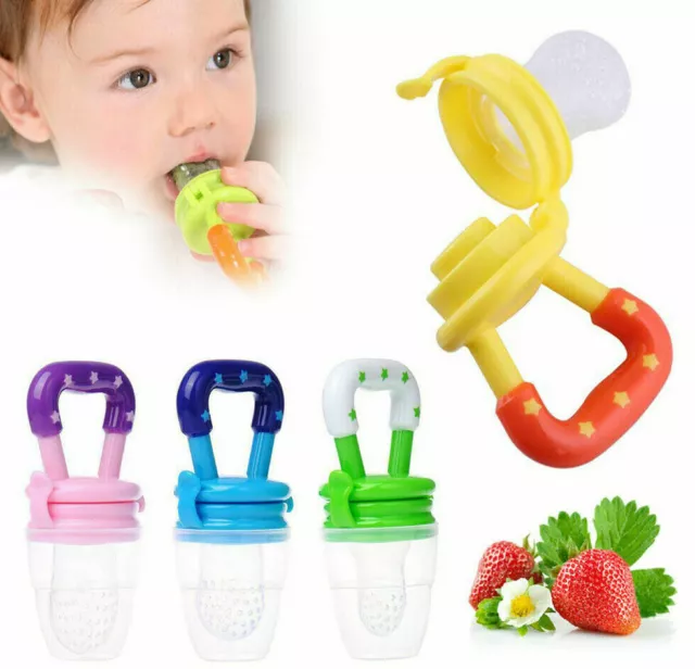 Baby Feeding Dummy Nibbles Fresh Food Fruit Feeder Weaning Nutrition Pacifier