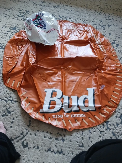Budweiser World Series 1993 Inflatable Baseball Glove Toronto Blue Vs. Philadelp
