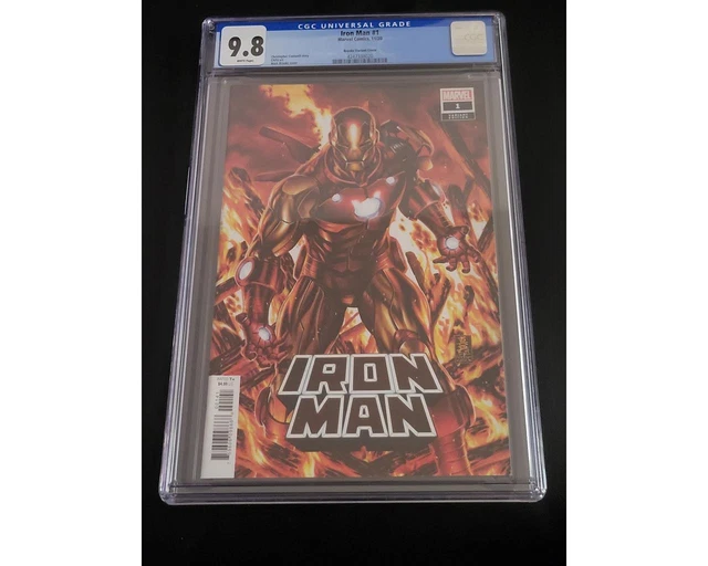 Invincible Iron Man #600 Brooks 1:50 2018 Cgc 9.8 Universal White Pages
