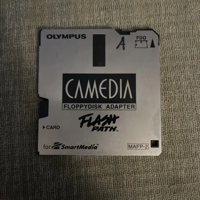 Adaptador de disquete de ruta flash Olympus CAMEDIA MAFP - 1 para SmartMedia