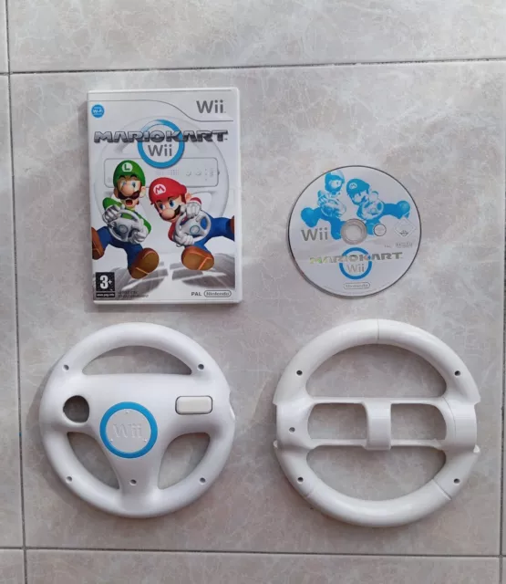 Mario Kart Wii + 2 Volanti Wii   -Nintendo Wii  MULTILINGUA  COME NUOVO⭐