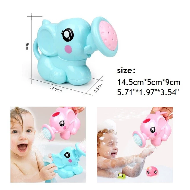 Baby Shower Toy Elephant Shape Sprinkler Bathroom Kids Play Water Bathtime Fun