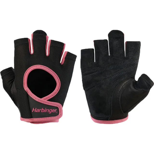Harbinger Women's Power Weight Lifting Gloves - Mauve