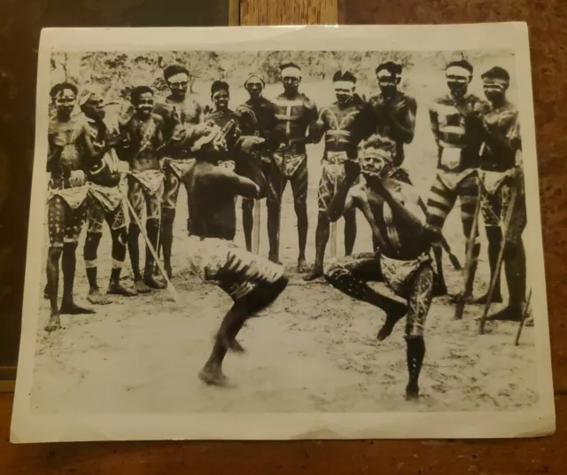 Original Photograph Corroboree Dance Aboriginal Australia Rare John Goddard VTG