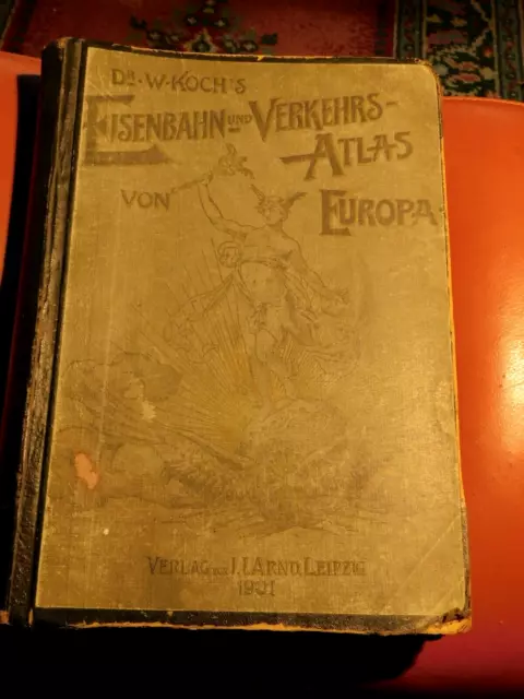Dr. W. Koch's Eisenbahn und Verkehrs-Atlas von Europa 1901/2