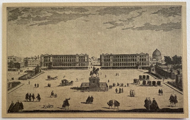 Paris Place Louis XV, 1921 engraving overview