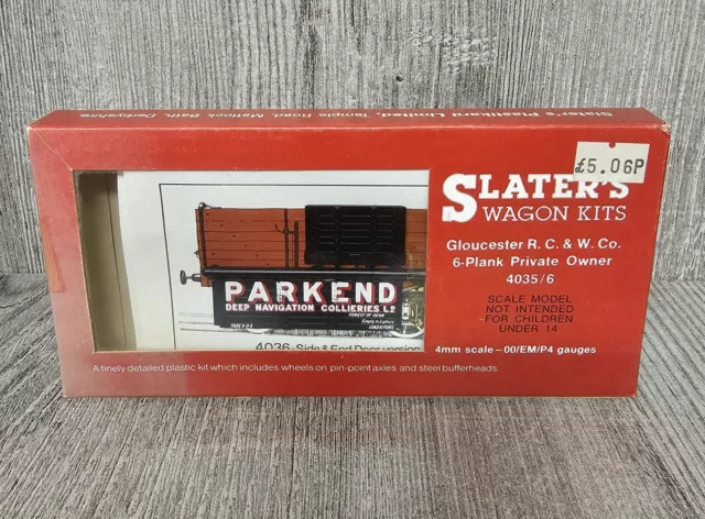 Slaters Wagon Kits Parkend Deep Navigation Collieries 4Mm Scale 00/Em/P4 Gauges
