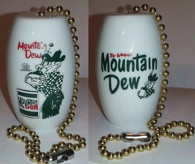 A Charming Set of 2 Mt Dew Ceiling Light / Fan Pull # 2