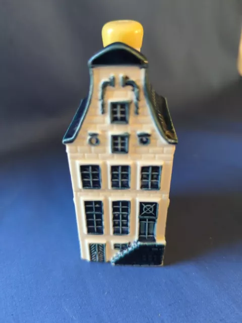KLM BOLS  #9.  Delft  Blue. Amsterdam Miniature House. Empty.