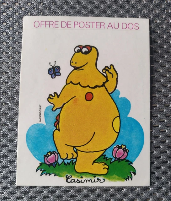 AUTOCOLLANT/STICKER NON UTILISÉ Panini "Casimir" La Vache qui rit