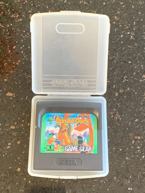 Donald duck SEGA game gear avec boitier de protection .