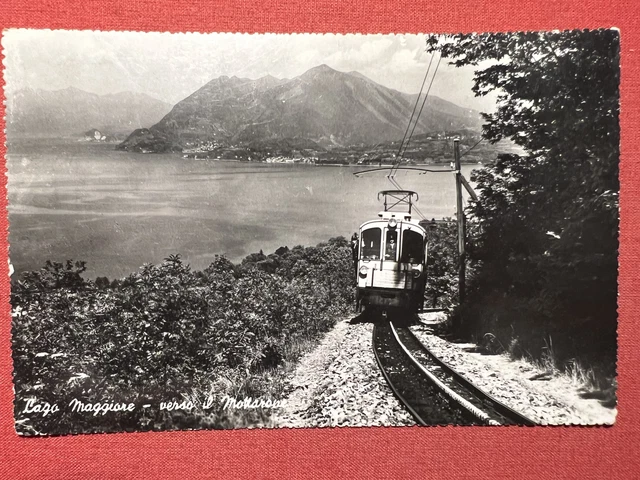 Cartolina - Lago Maggiore verso il Mottarone - 1950