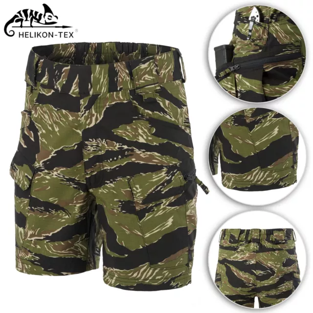 HELIKON TEX Urban Tactical Shorts UTS 6" Military Cargo Tiger Stripe Vietnam