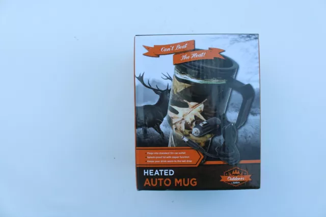 Heated Auto Mug 16oz. Camouflage with 12v  Adapter Outdoors by Totes Travel Cup