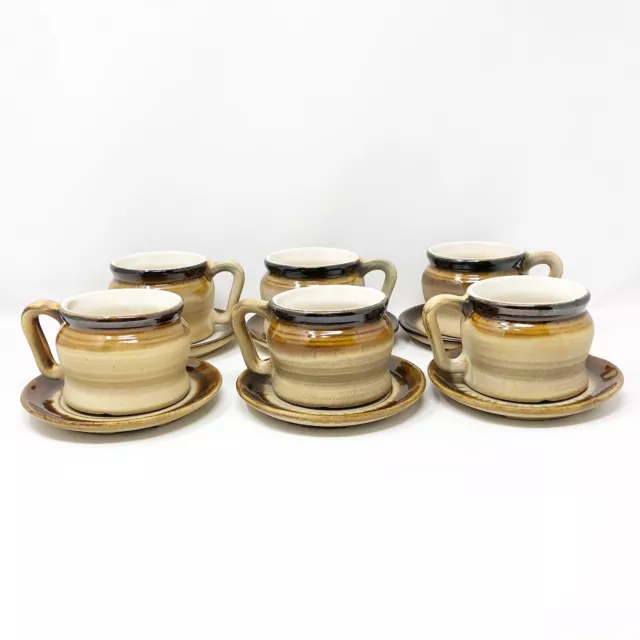 Vintage Beauceware Set Of Six Cups & Saucers Decor Tableware Philippe Lambert