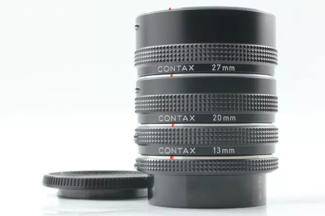 [N Mint ] Contax Auto Extension Tube Set 13mm 20mm 27mm Reflex C/Y Mont De Japon