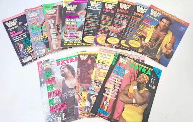 WWF World Wrestling Federation Official Magazin Hulk Undertaker Hitman AUSSUCHEN