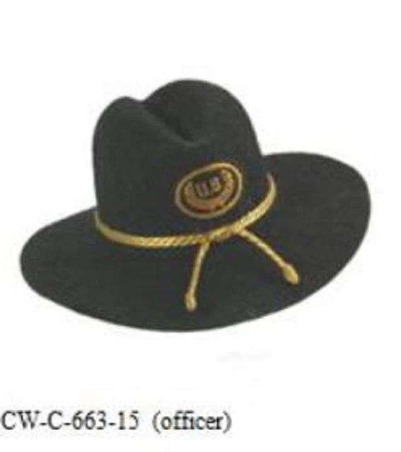 Battle Gear Toys 1/6 – Chapeau Stetson Officier Artillerie Guerre De Sécession